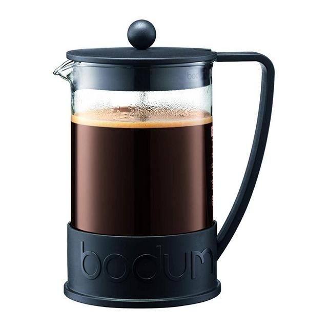 BODUM BRAZIL French press coffee maker, 12 cup, 1.5 l, Plastic, Clear