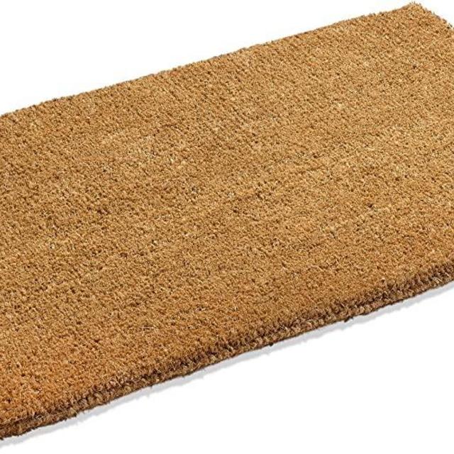Kempf Natural Coco Coir Doormat, 22-inch by 36-inch, 1" Thick Low