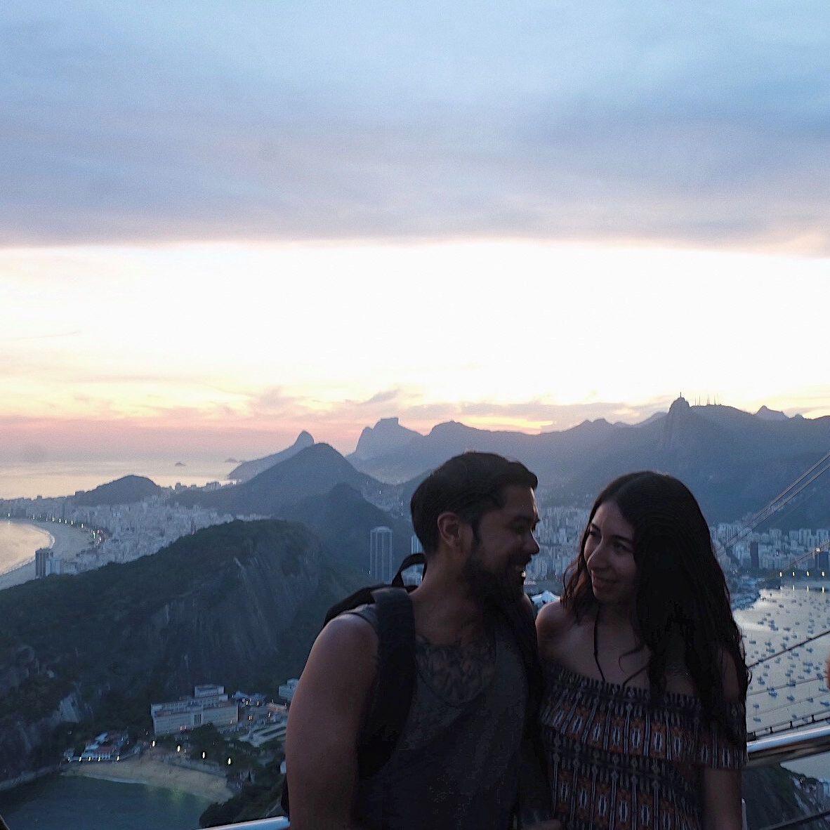 In Sugarloaf Mountain in Rio de Janeiro
