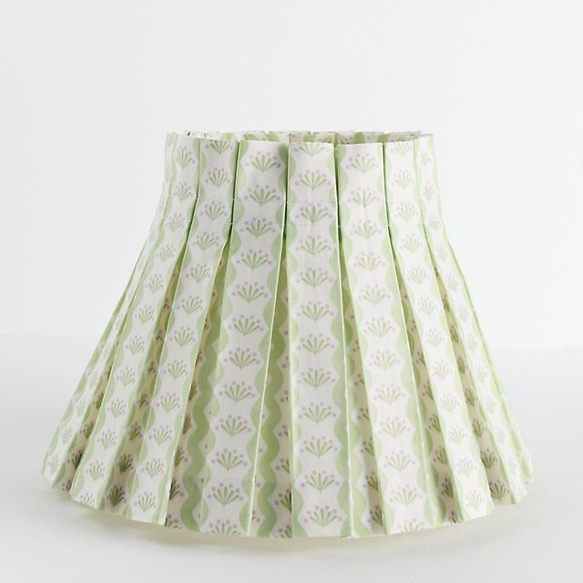 Cielle Home Box Pleat Fabric Lampshade and Slipcover