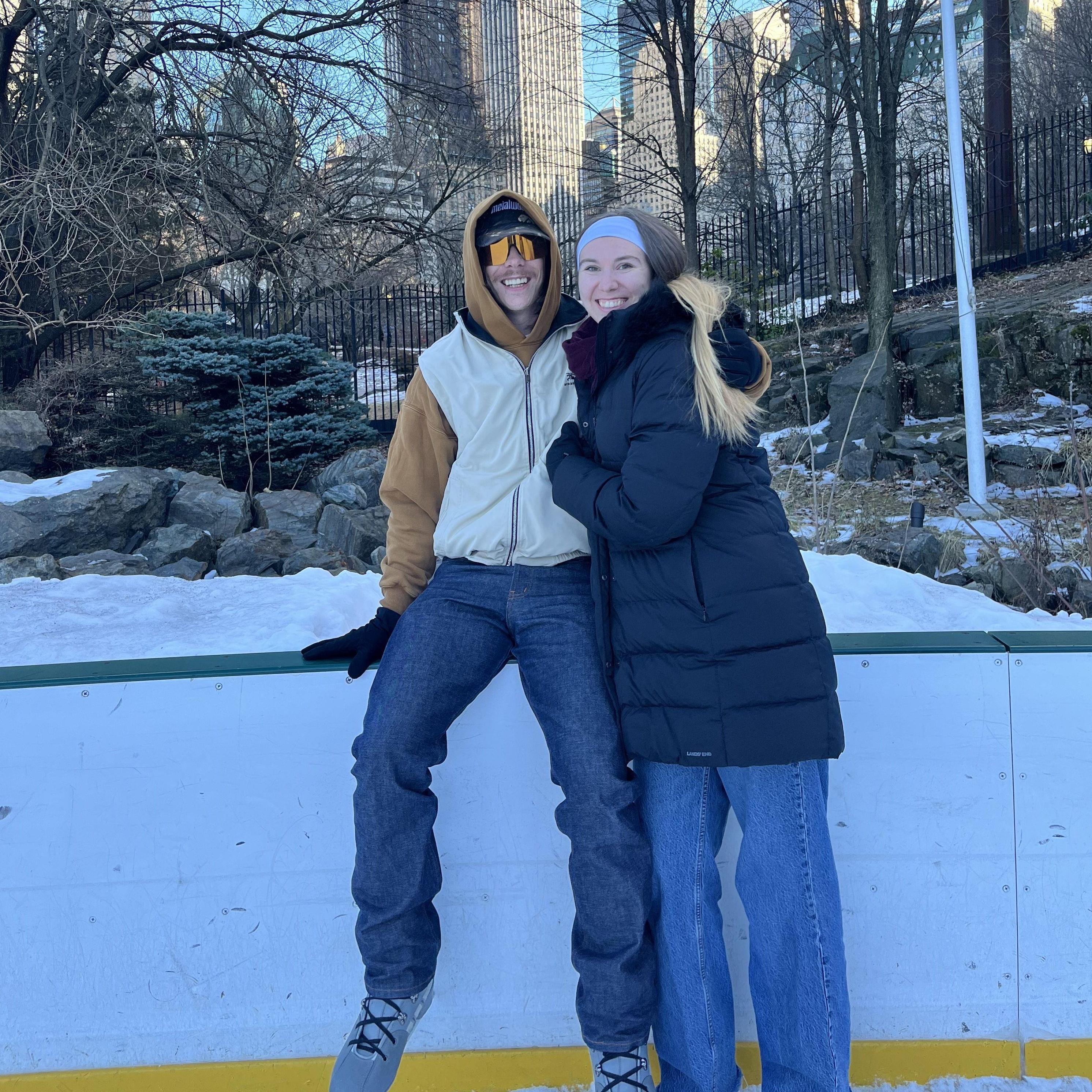 Ice Skating in Central Park