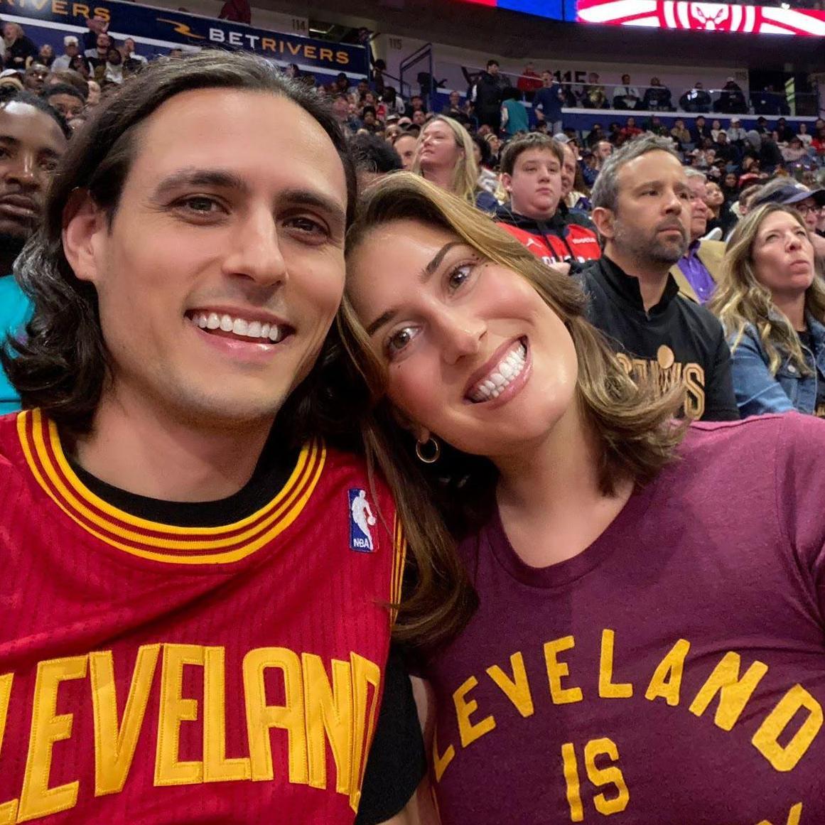 Cavs vs Pelicans for Erin's 34th birthday in New Orleans.