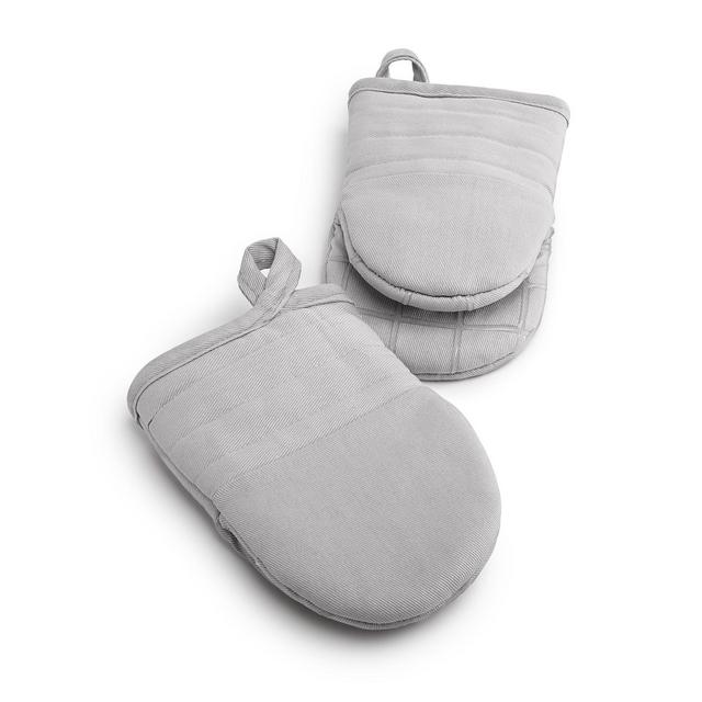 The Cellar Core 2-Pc. Cotton Gray Mini Mitts Set, Created for Macy's