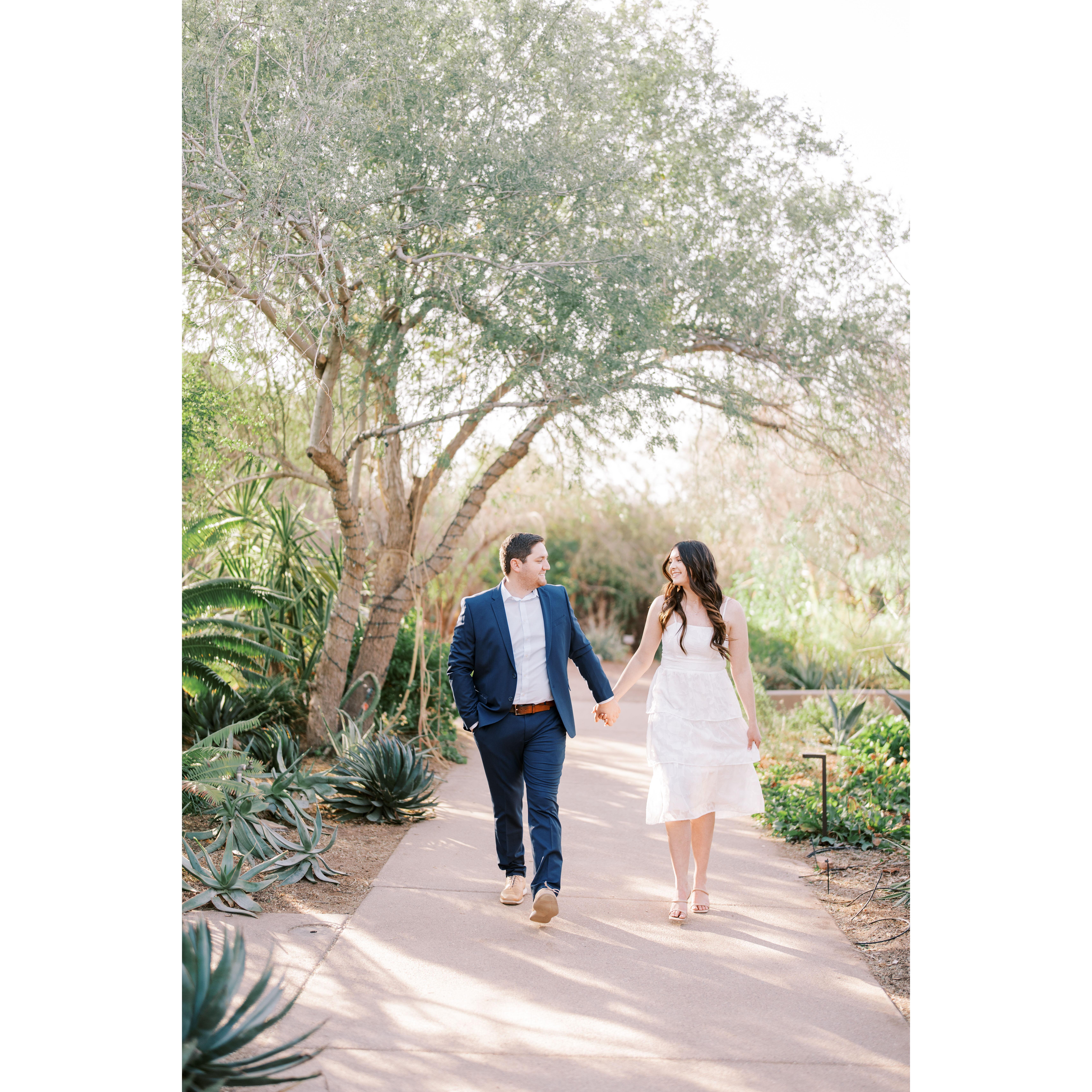 Welcome to our journey! These photos were taken in January after getting engaged in November. We can't wait to show you our story:)