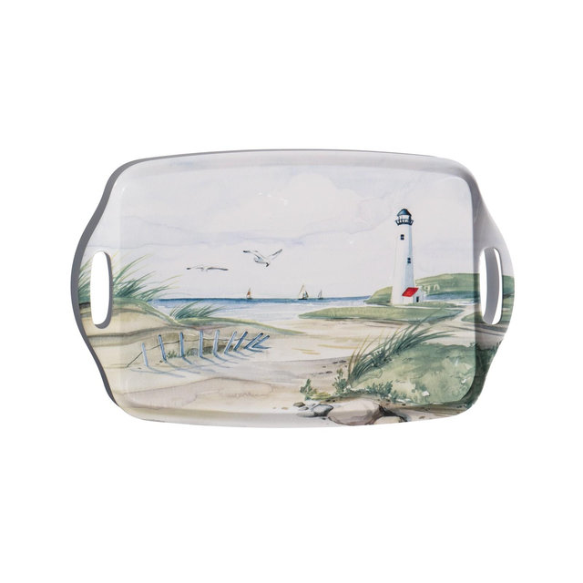 Abode Homewares By The Shore Handled Tray, 19.1"