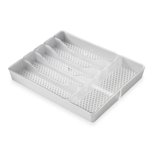 Hexa 6 Divider Silverware Tray Expandable Clear