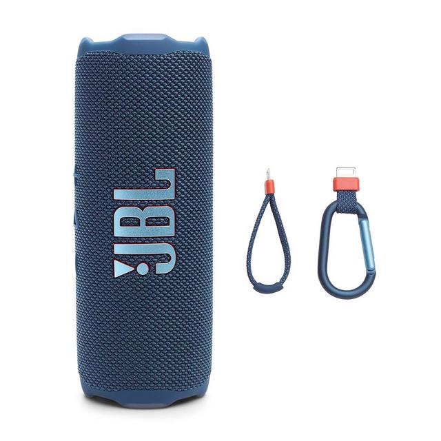 JBL Flip 7 - Portable Waterproof and Drop-Proof Speaker, Bold Pro Sound with AI Sound Boost, 16Hrs of Playtime, and PushLock System with Interchangeable Accessories (Blue)