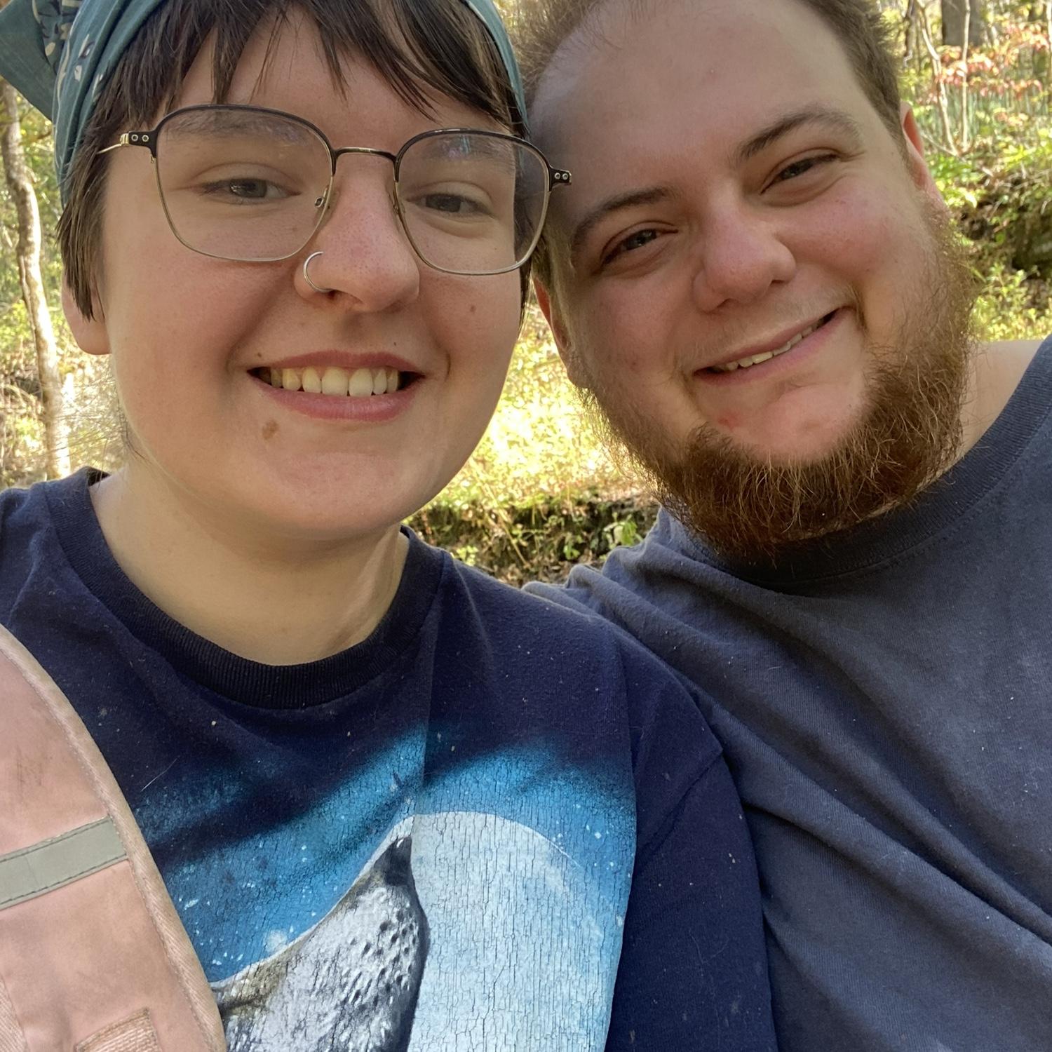 One of our many camping trips. Setting up camp at a state park is our favorite type of adventure!
