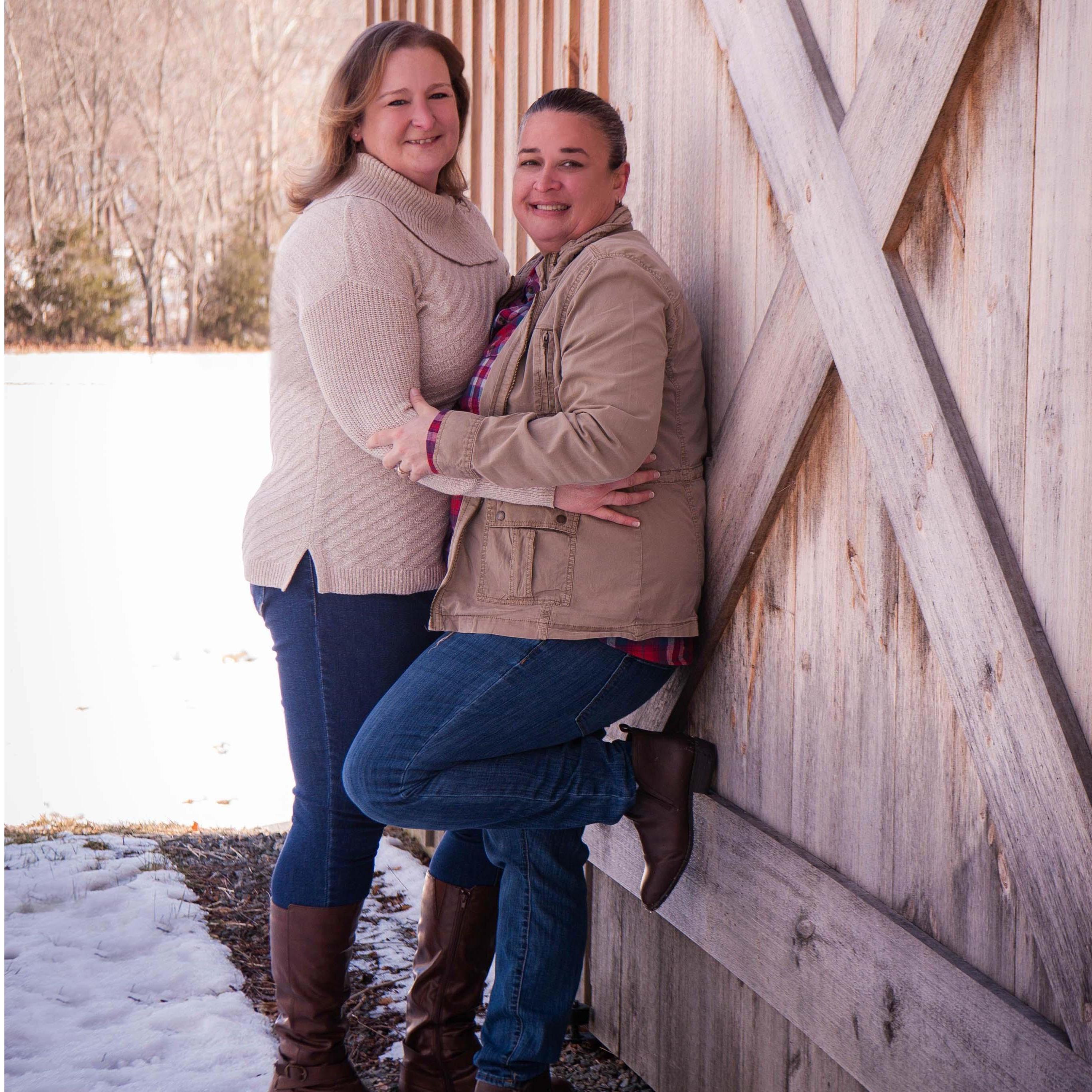 Windy freezing engagement photo day : )