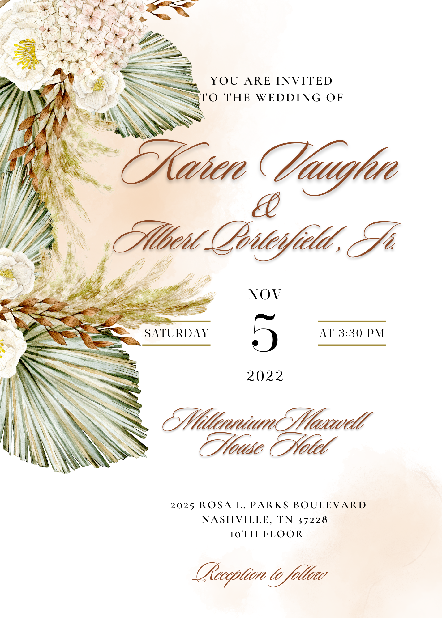 The Wedding Website of Karen Vaughn and Albert Porterfield, Jr.