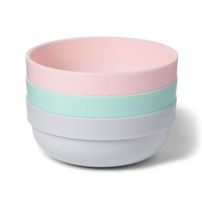 Bowl with TPR Bottom - Cloud Island™ 3pk