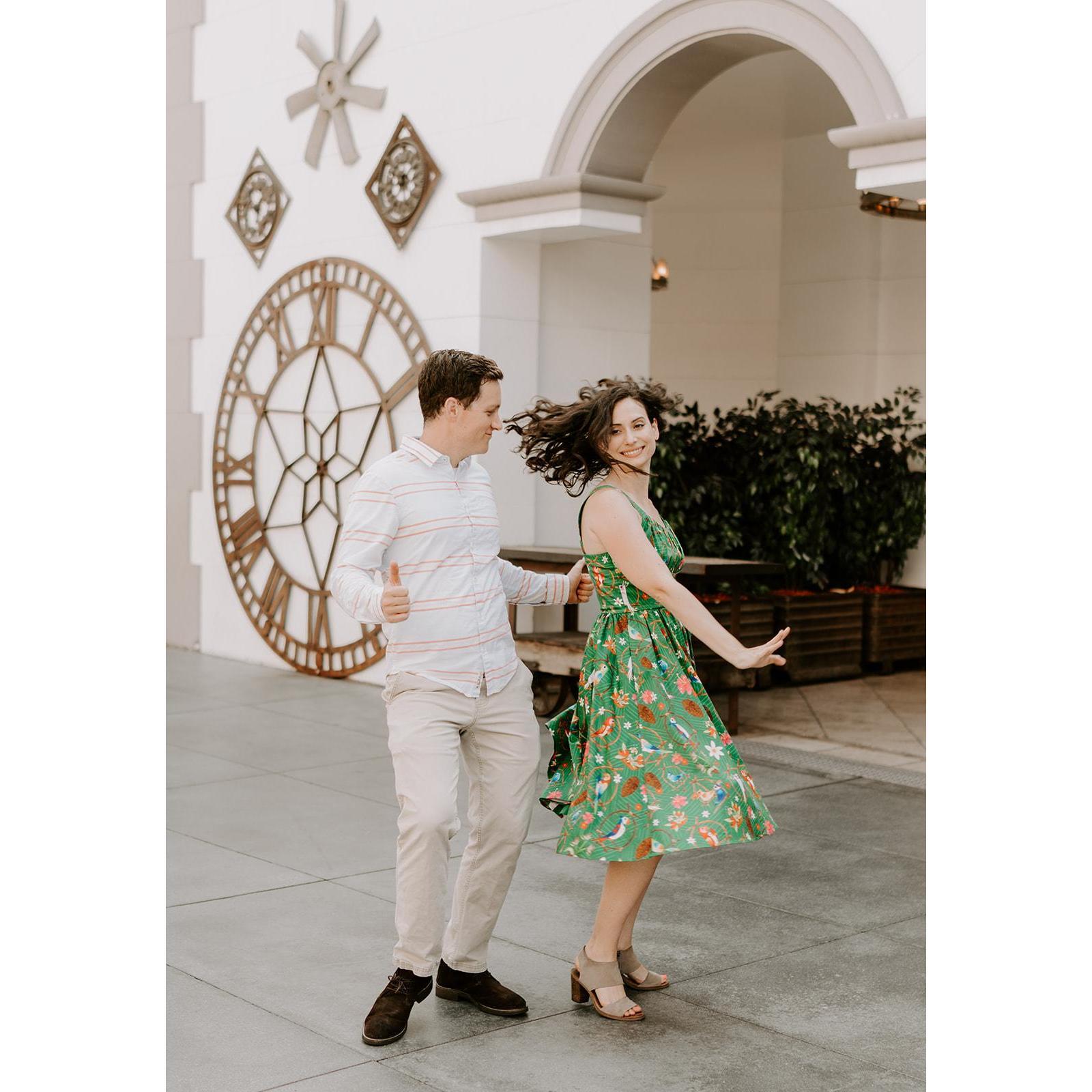 Sometimes we dance.