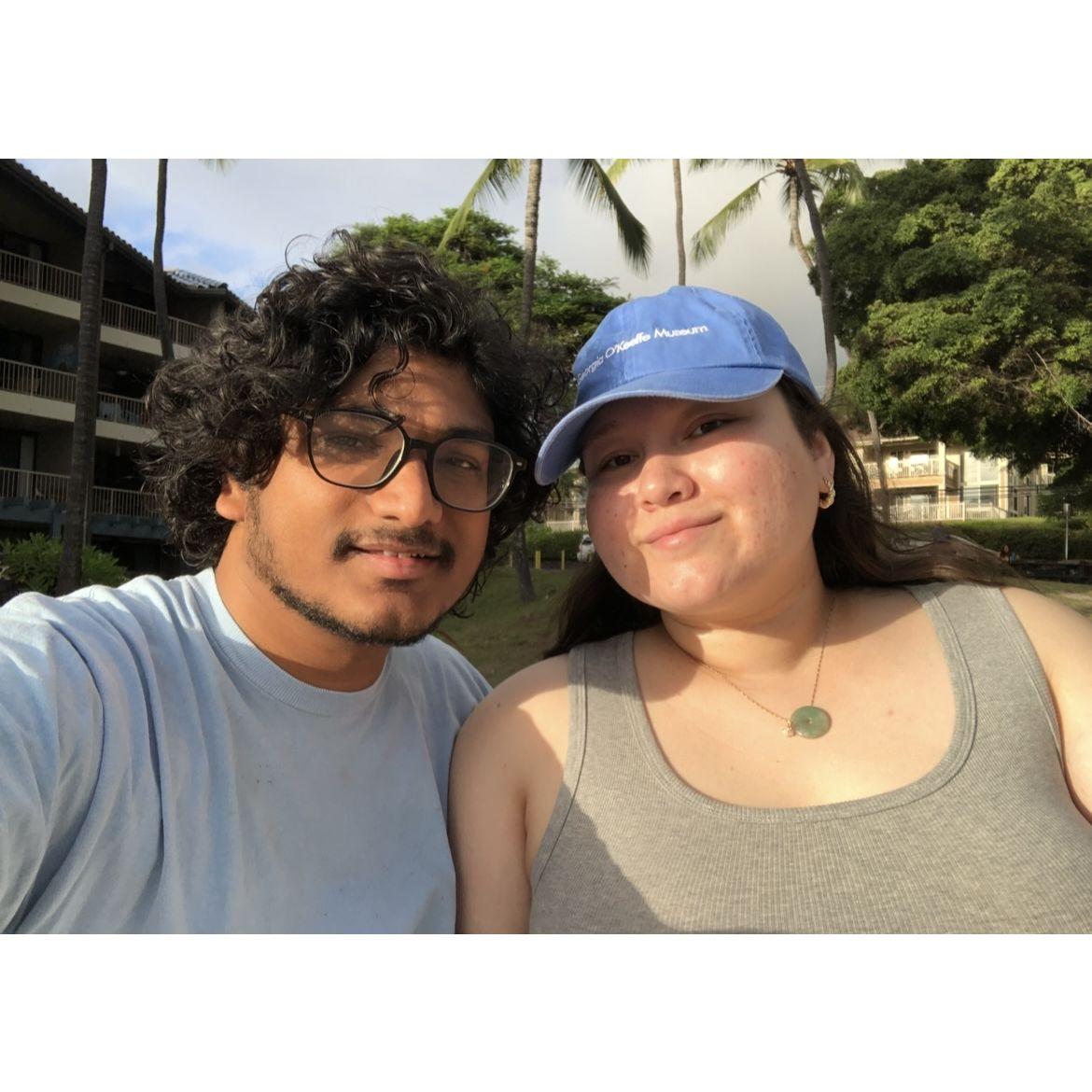 August 2021 in Hawaii, celebrating Mariko's bday!