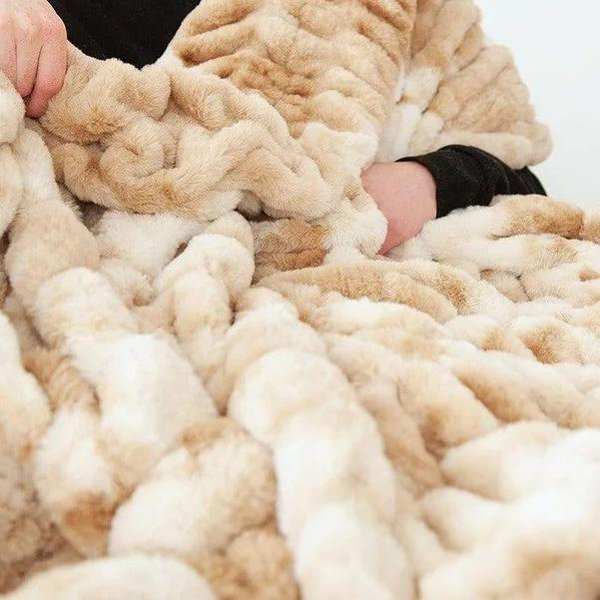 Cotton Candy Caramel Hugs Blanket