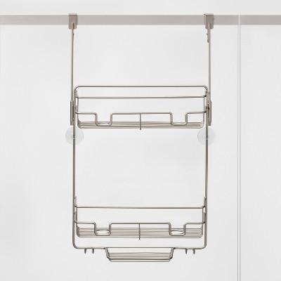 Over the Door Round Wire Shower Caddy Matte Satin - Made By Design™