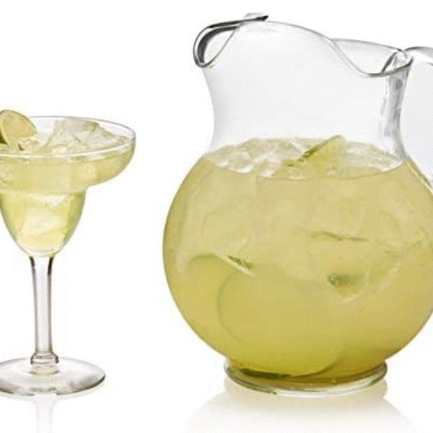 Libbey Cancun Entertaining Set with 6 Margarita Glasses and Pitcher