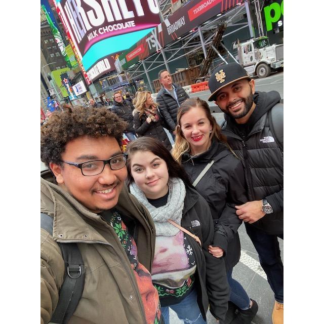 Trip to NY to see the tree with the Coles!