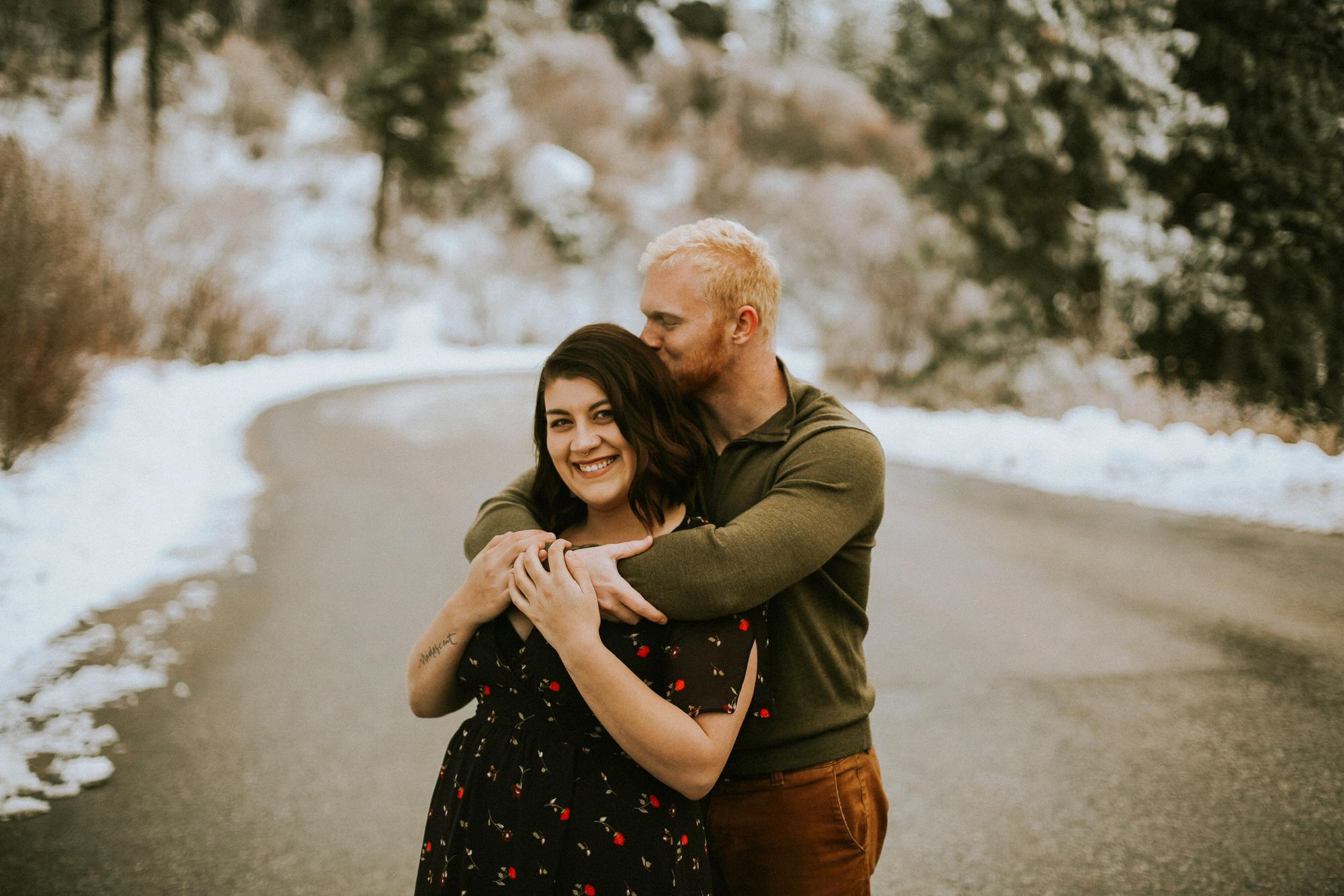 Christmas card pics at Bogus Basin, Idaho