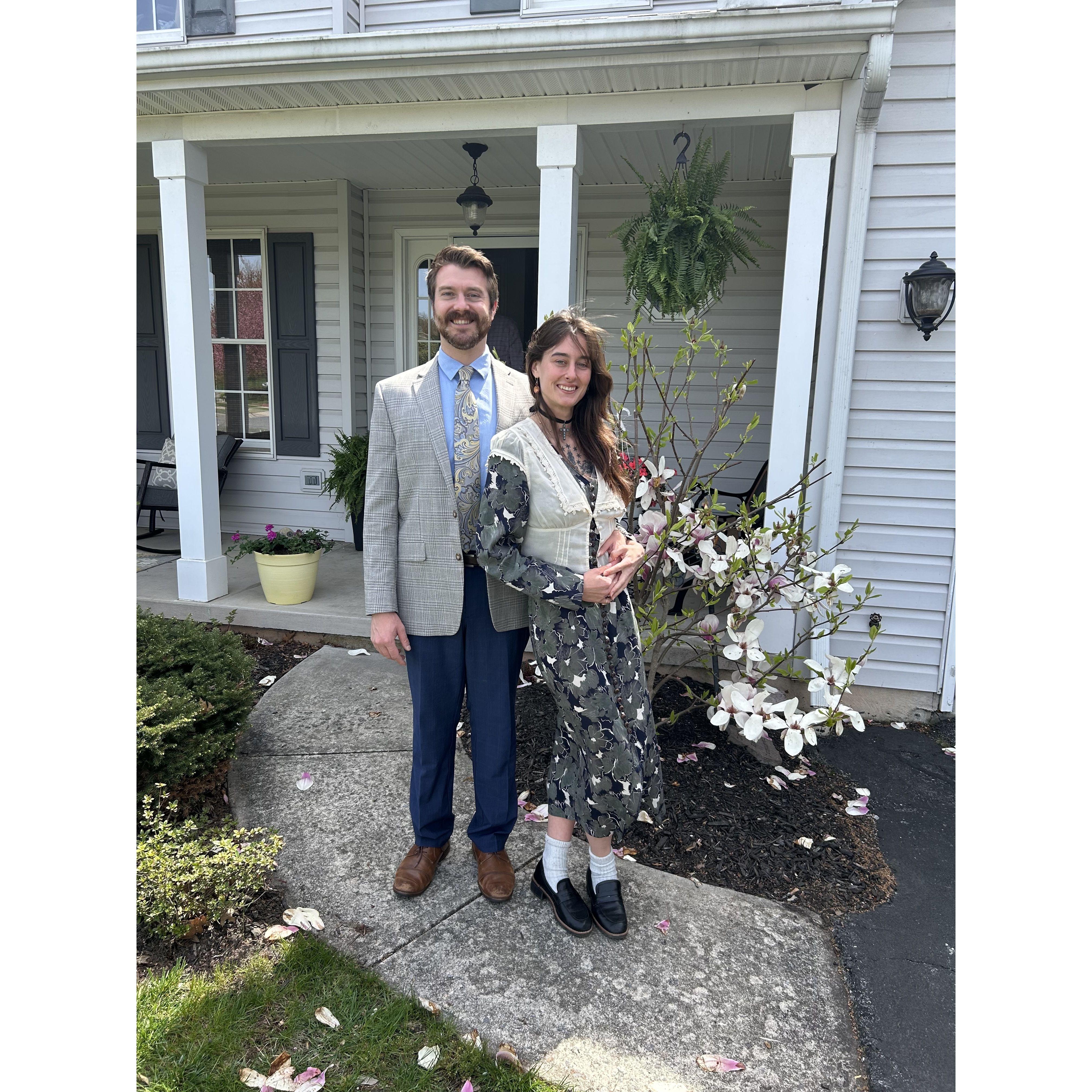 Brett and I got to spend our first Easter together with his family in Dauphin