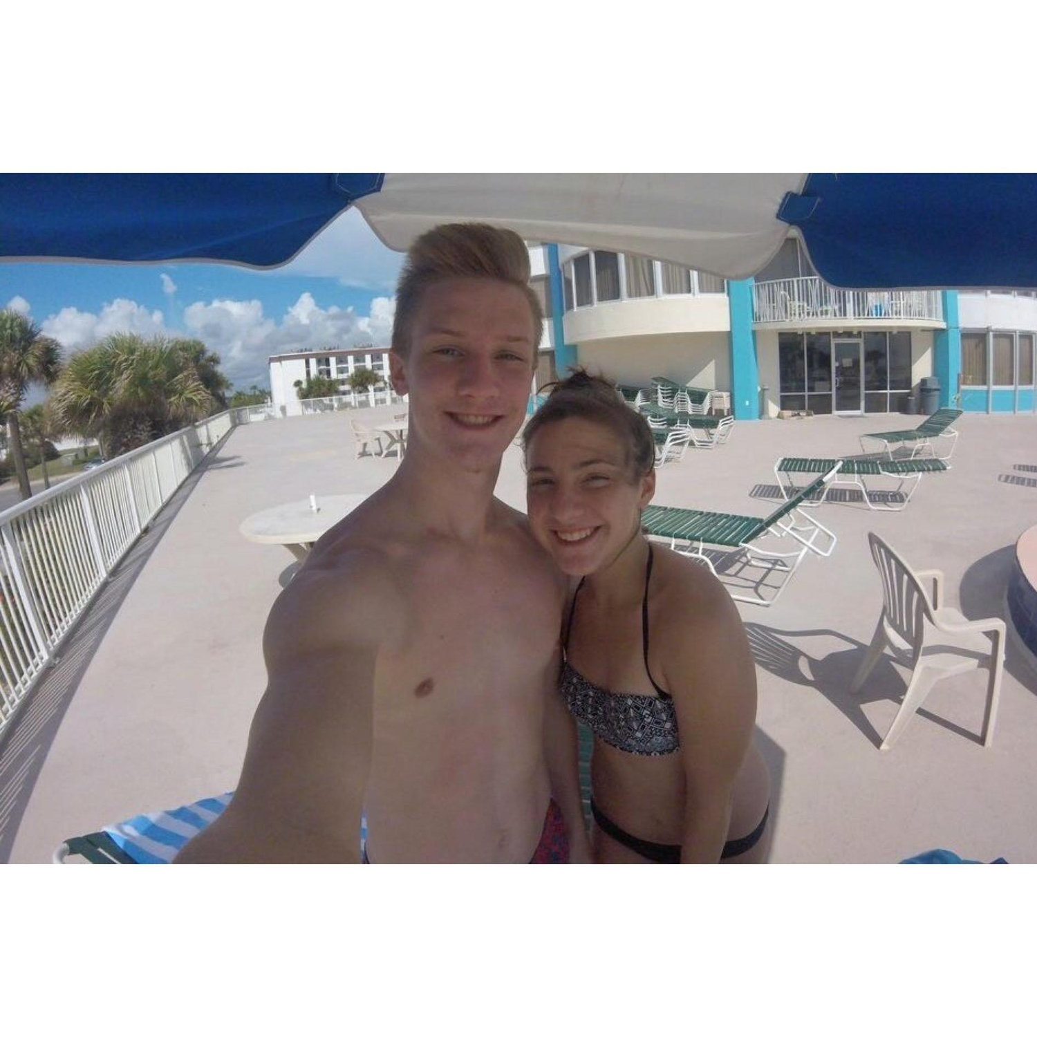 A surfing trip that we took together!