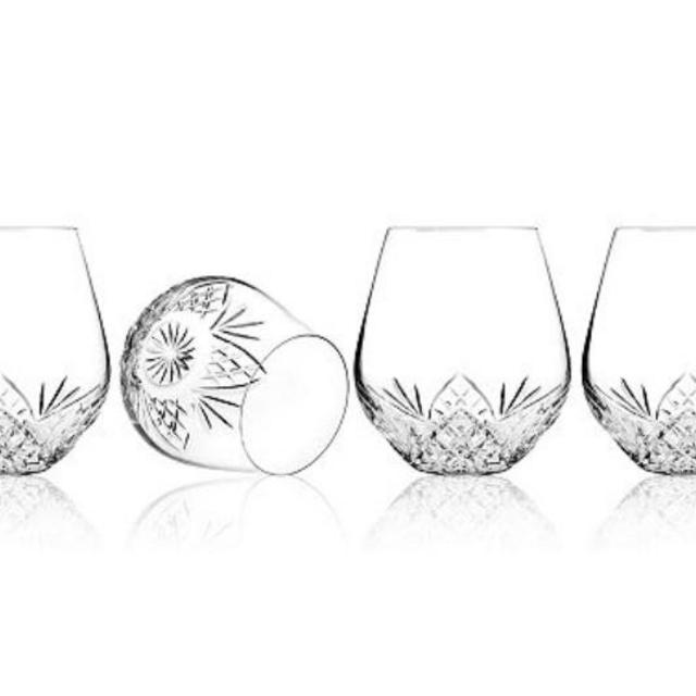 Barware, Dublin Set of 4 Stemless Goblets