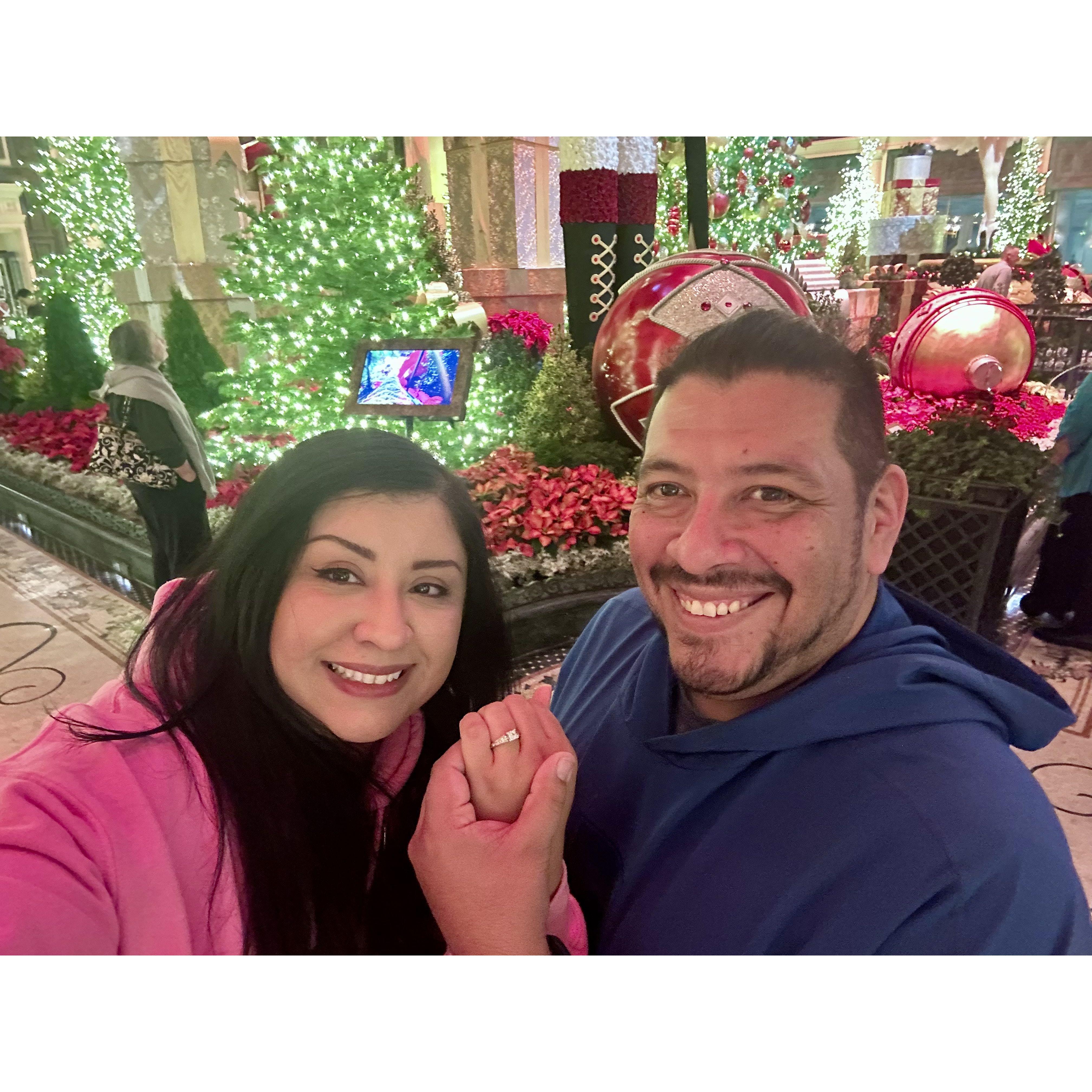 Engaged in Vegas!