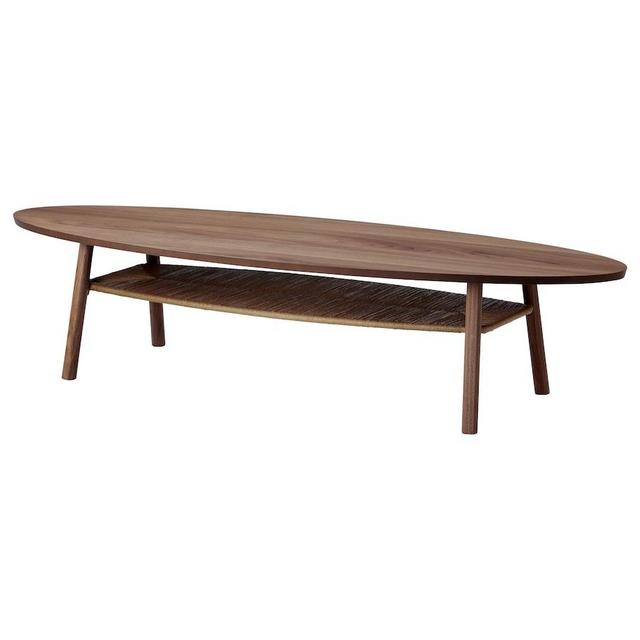 Coffee table, walnut veneer,