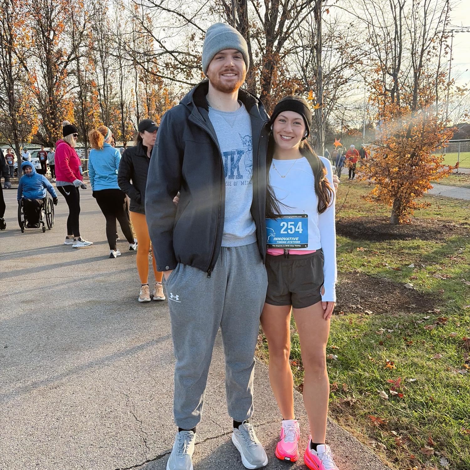 Brady and Mia at Mia’s first 5k race!