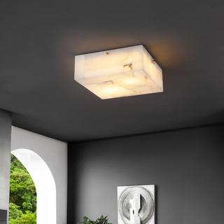 Giulia 2-Light Modern Contemporary Square LED Flush Mount Light