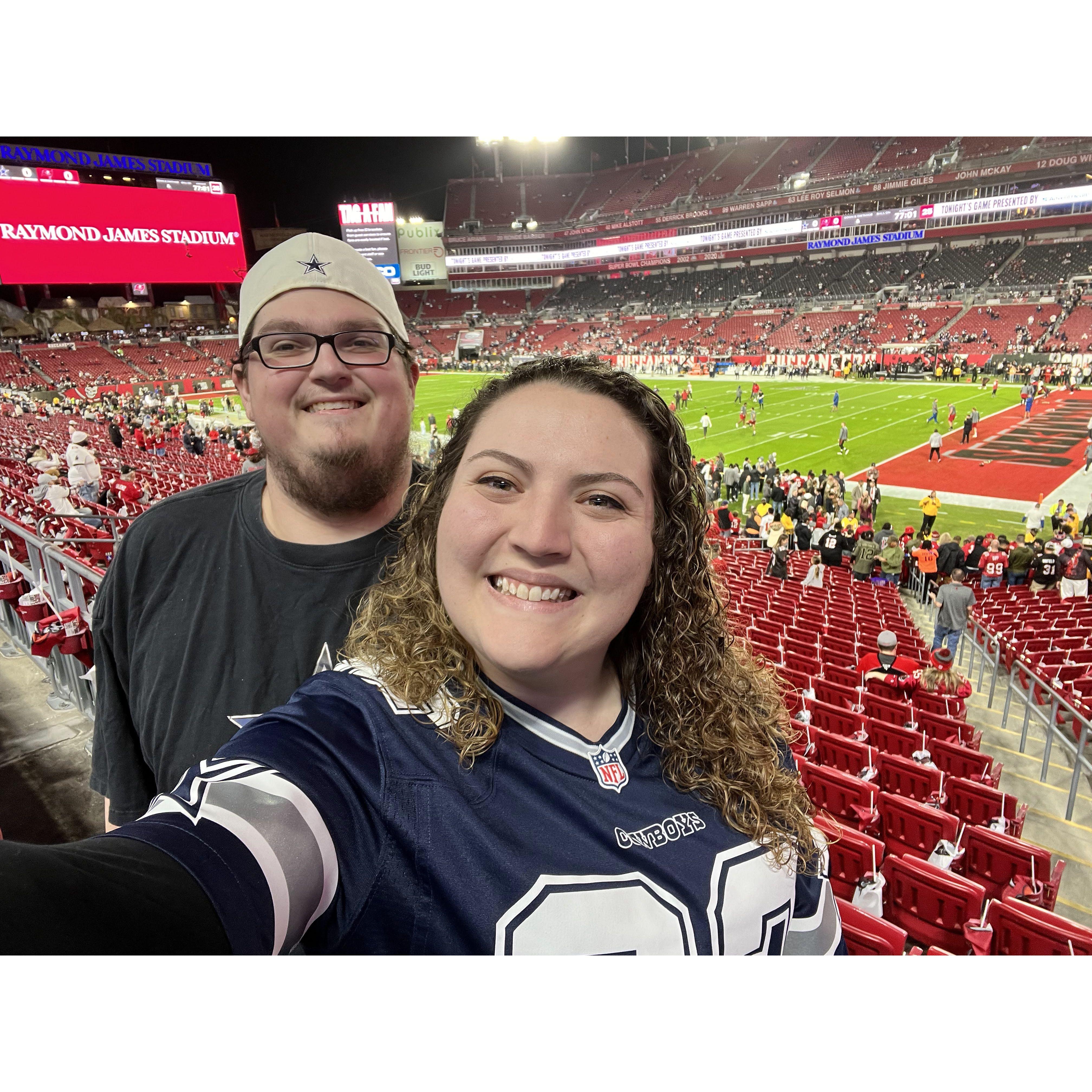 Our first Cowboy's game together!