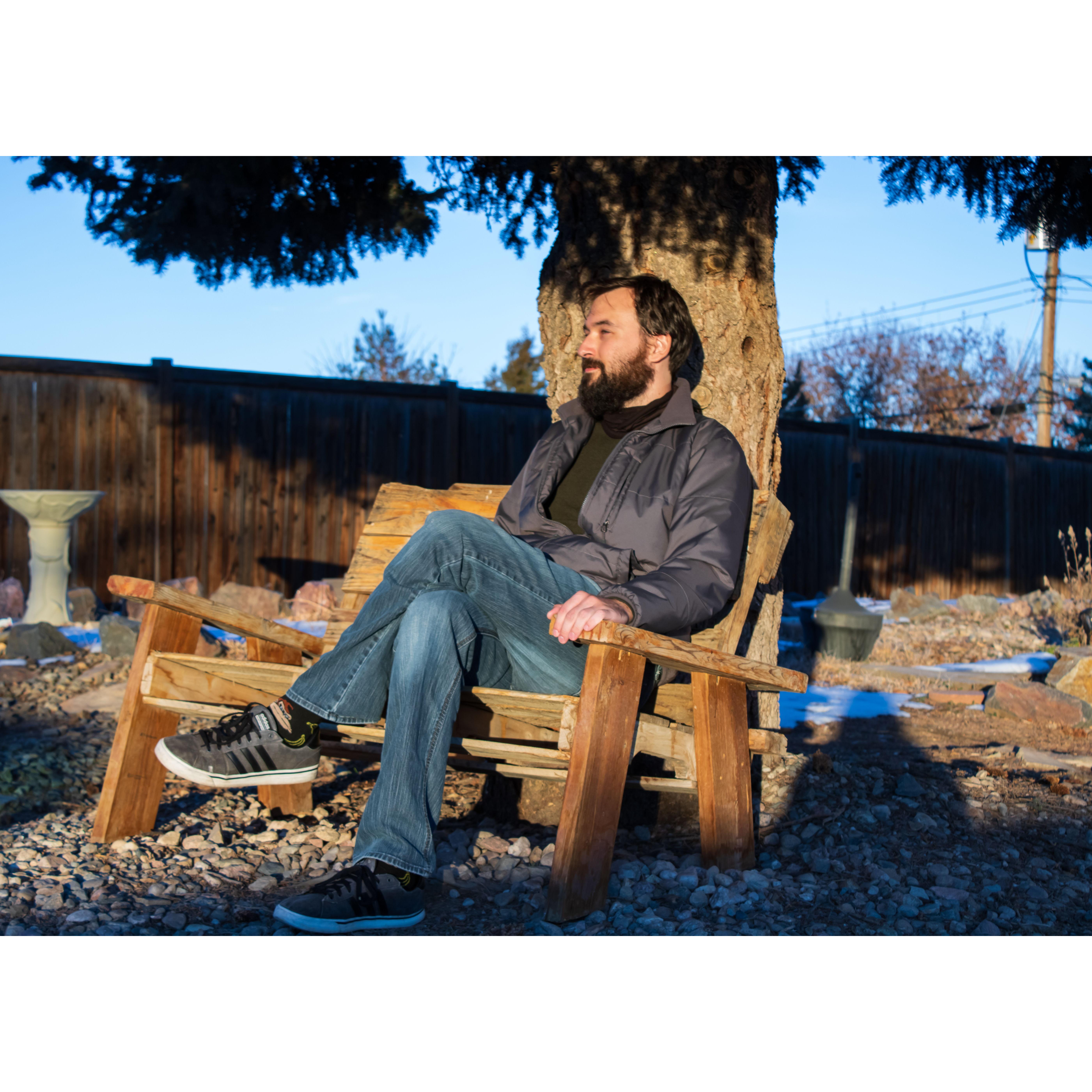 Outside the "Enchanted Forrest" BnB in South Dakota