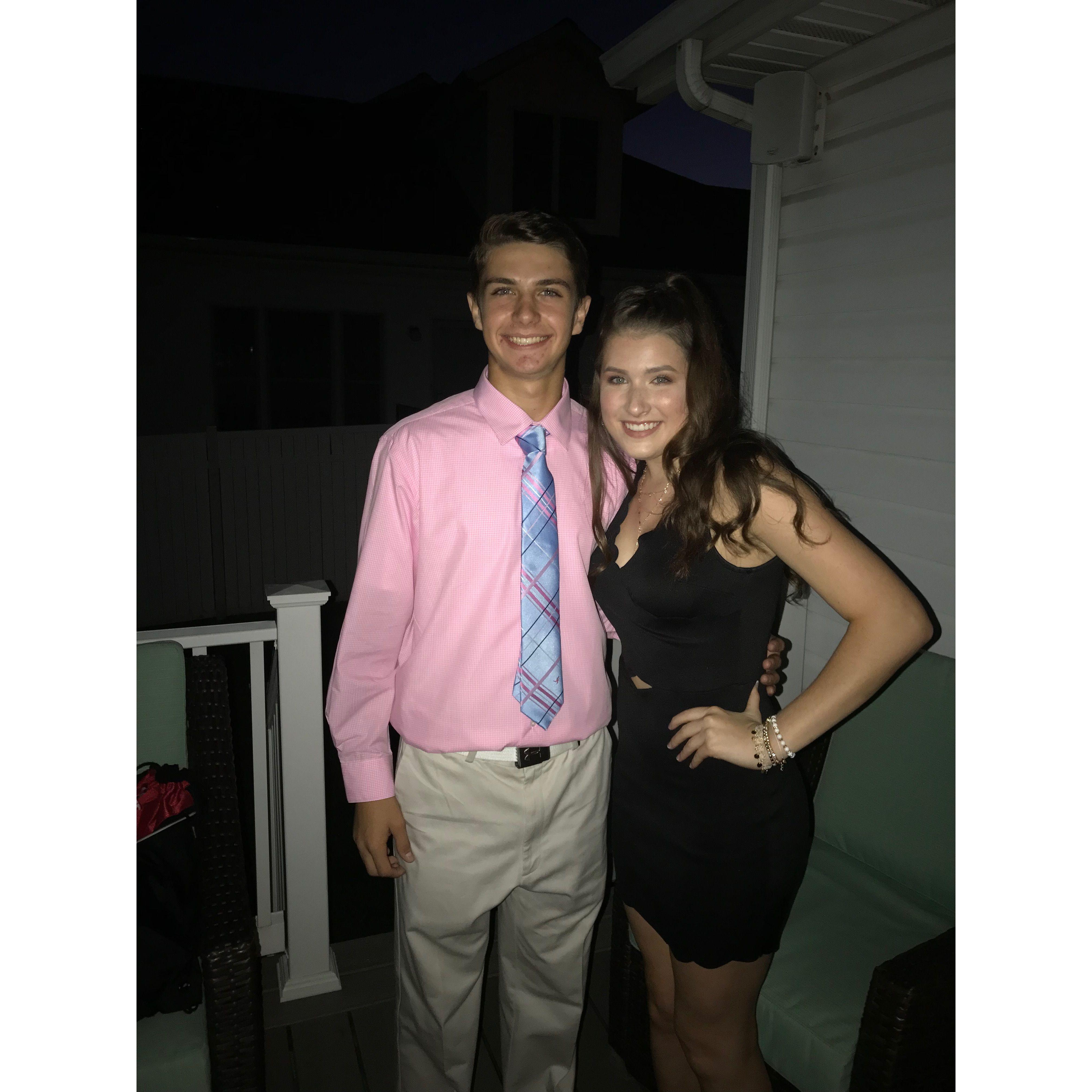 Our first photo together