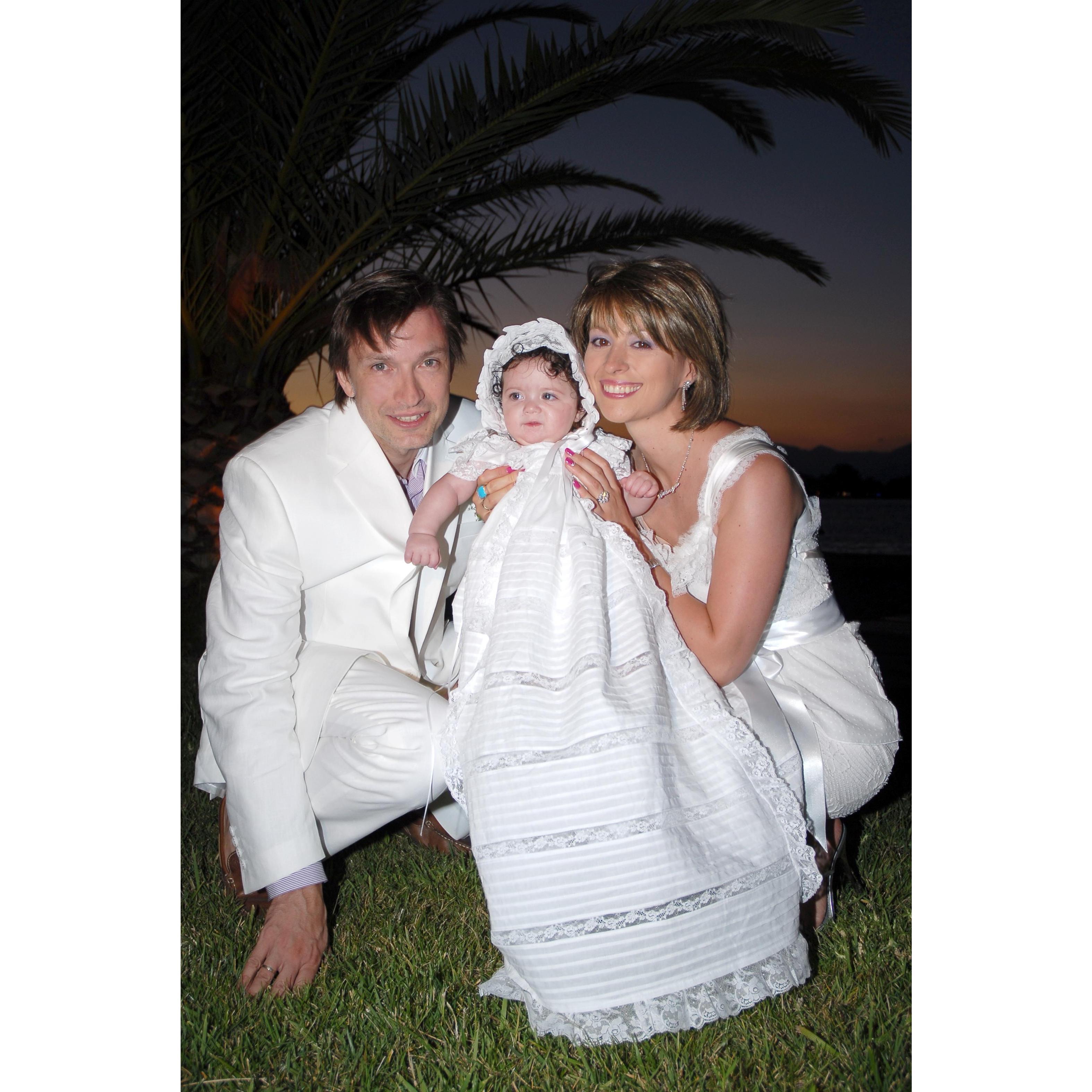 Eleonora's blessed christening day...Egio, Greece, 26.07.2007