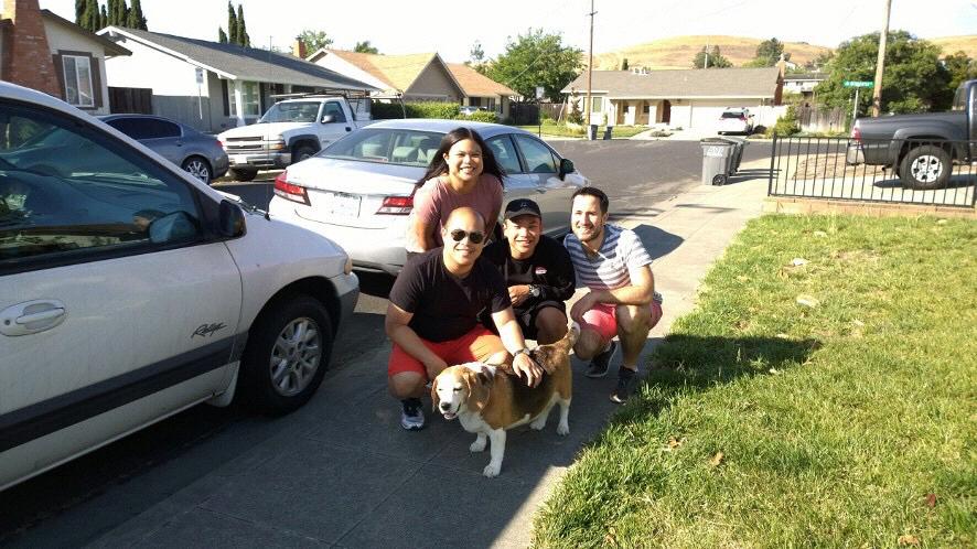 With Eddie's siblings (which most definitely includes Jasper -- we miss you!)