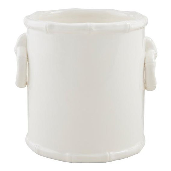 Ceramic Bamboo Handle Utensil Holder