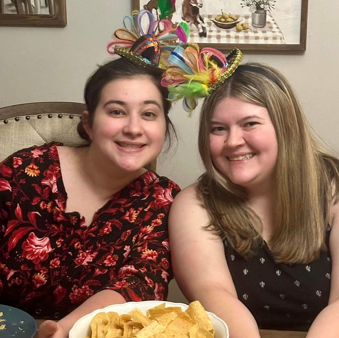 Kaitlyn with bridesmaid Sabrina Collier