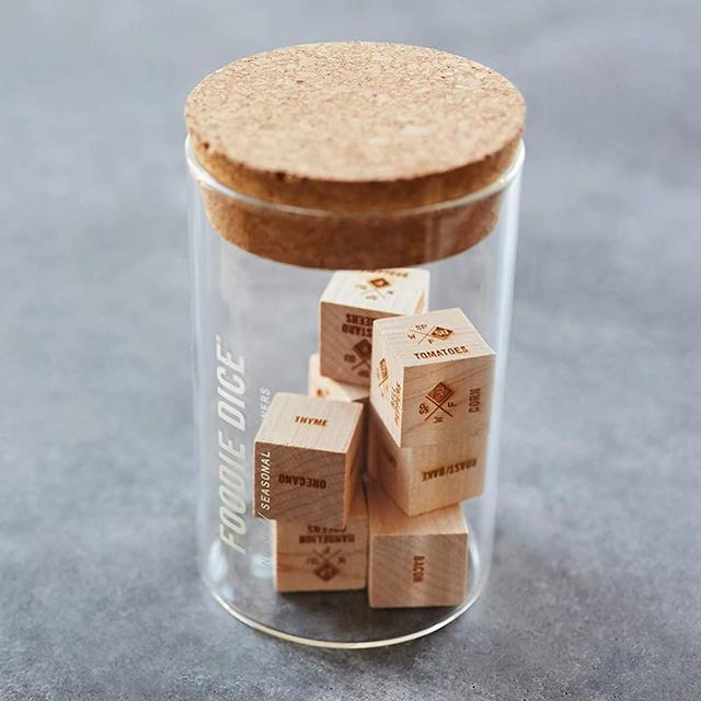 Foodie Dice® No. 1 Seasonal Dinners (tumbler) // Meal Planning Inspiration, Foodie gift, Christmas gift, Secret Santa, or couples gift