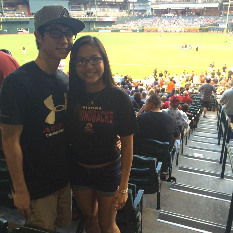 First baseball game.