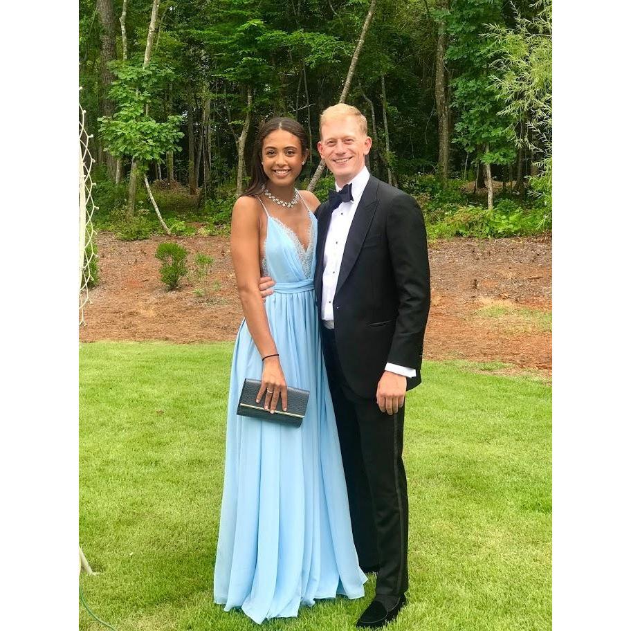 Celebrating Bean & Kevin's wedding! This was Sydney's first weekend in North Carolina so naturally she wore Carolina Blue. (Andrew turned her into a Tarheel quickly!)
June 2019