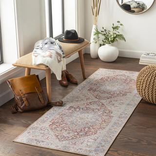 Alanya Medallion Washable Runner