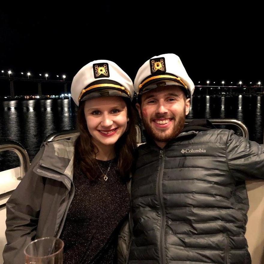 Captain and Tennille in the San Diego Harbor