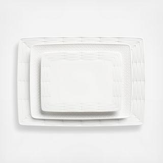 Sculpture 3-Piece Platter Set