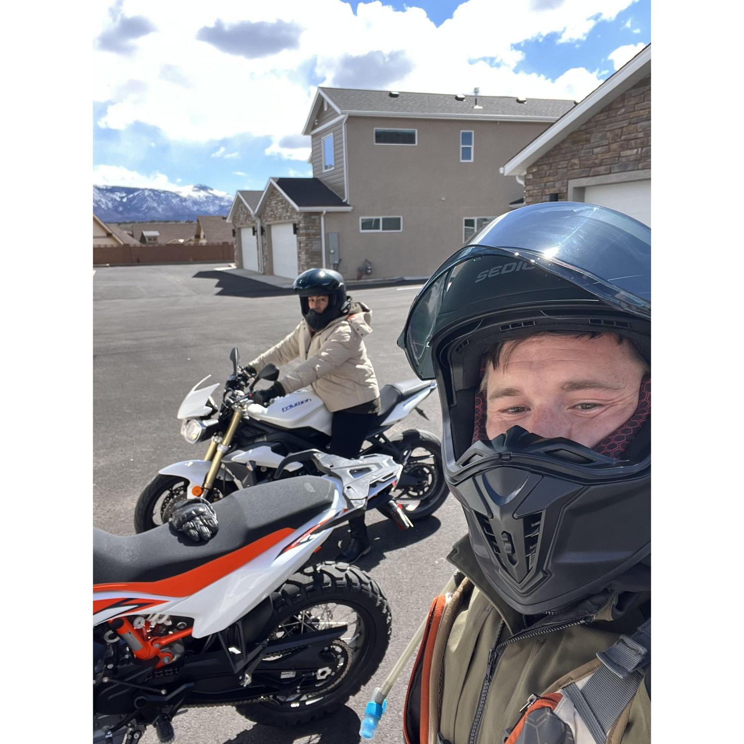 Riding in Cedar City, UT