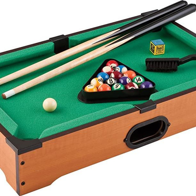 Mainstreet Classics 20-Inch Table Top Miniature Billiard/Pool Game Set