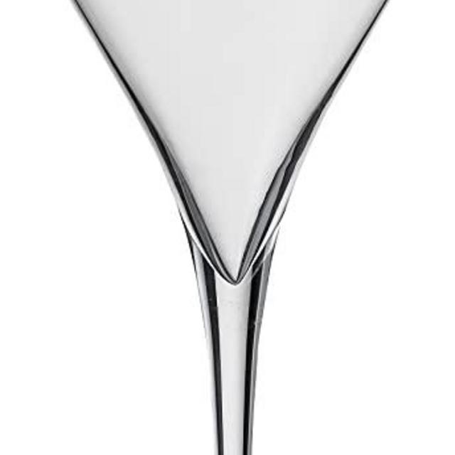 Schott Zwiesel Tritan Crystal Glass Finesse Stemware Collection Champagne Flute with Effervescence Points (Set of 6), 10.0 oz, Clear