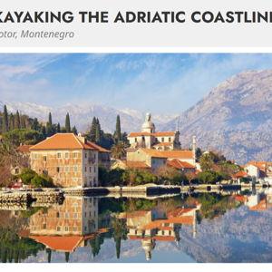 Kayaking The Adriatic Coastline in Kotor, Montenegro