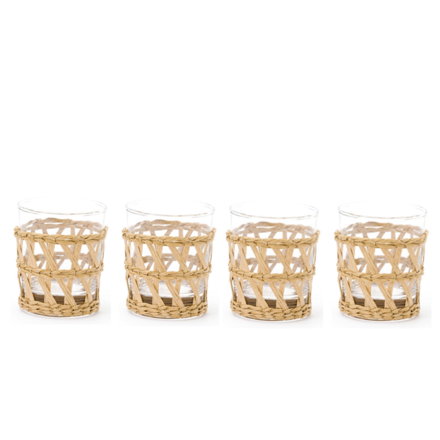 Natural Island Wrapped Tumbler (set of 4)