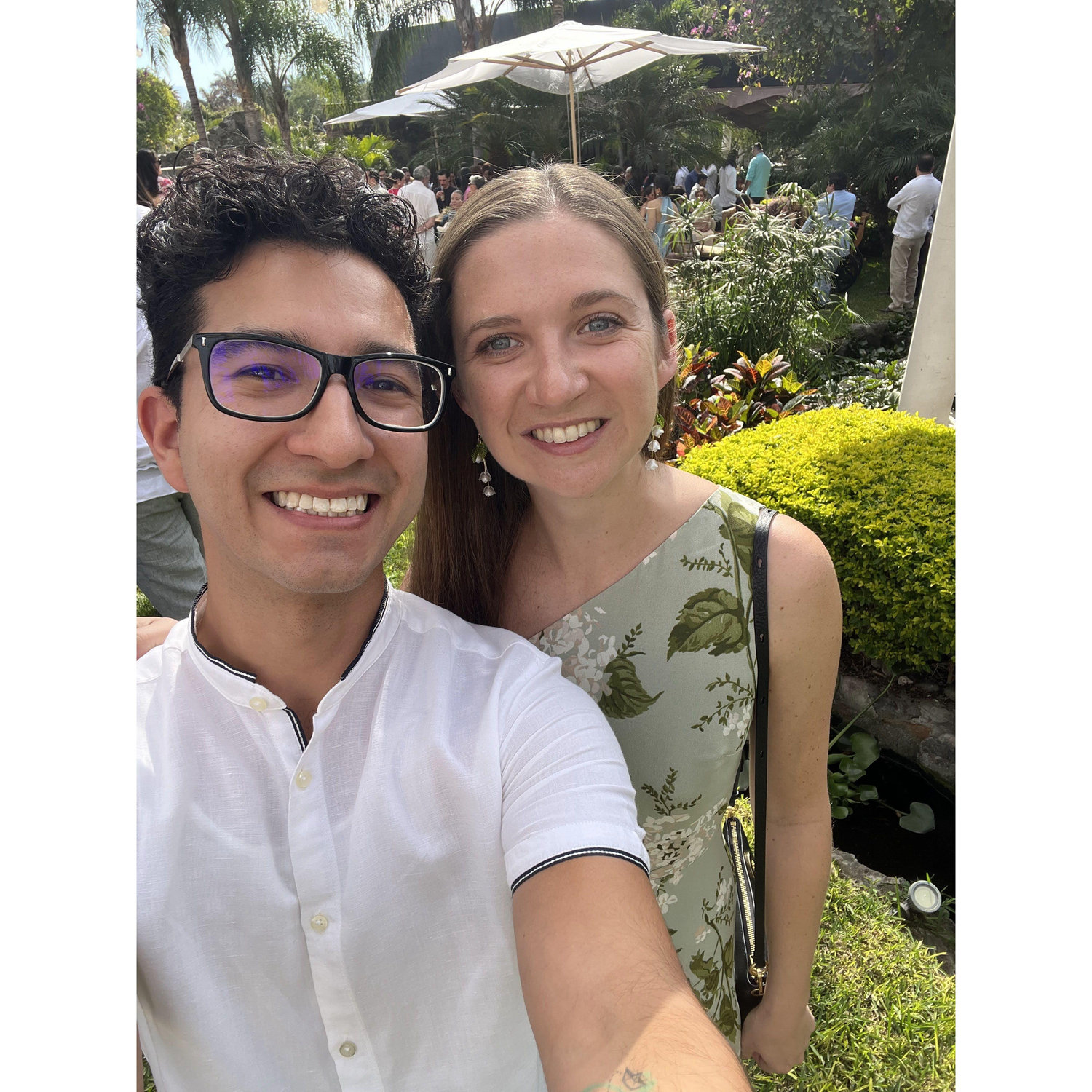 The first wedding we attended together