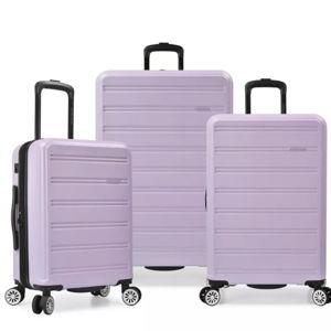 Travel Select Snow Creek Matte Hardside Spinner Luggage Set with USB Port