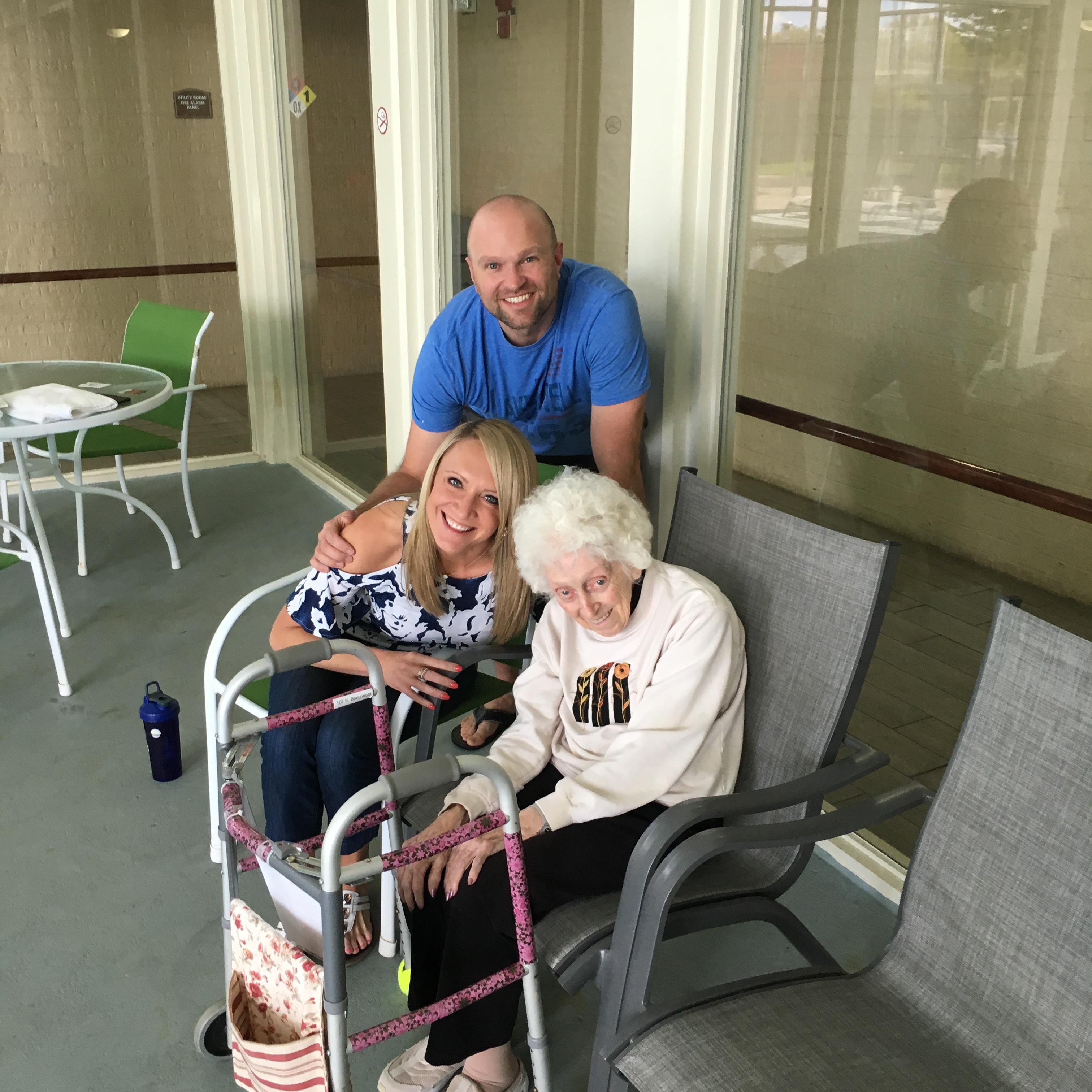 So great meeting Grandma B in Iowa and seeing where Jason was born.